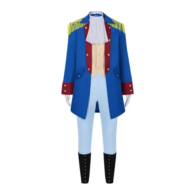 Men's Vintage Washington President Cosplay Costume Set detail 1