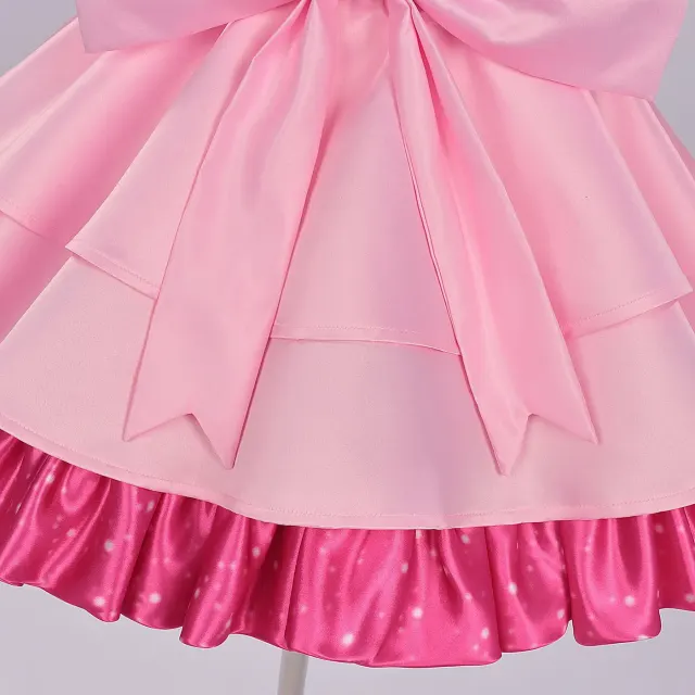 Mizi Pink Strapless Cosplay Tutu Dress for Alien Stage detail 3