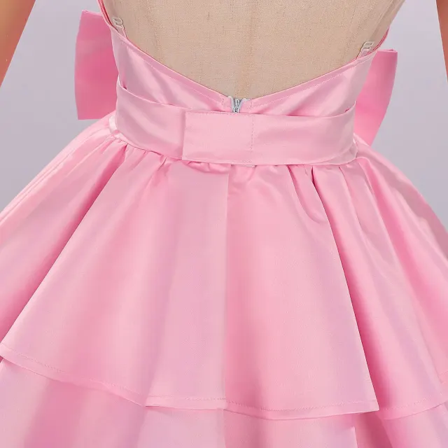 Mizi Pink Strapless Cosplay Tutu Dress for Alien Stage detail 5
