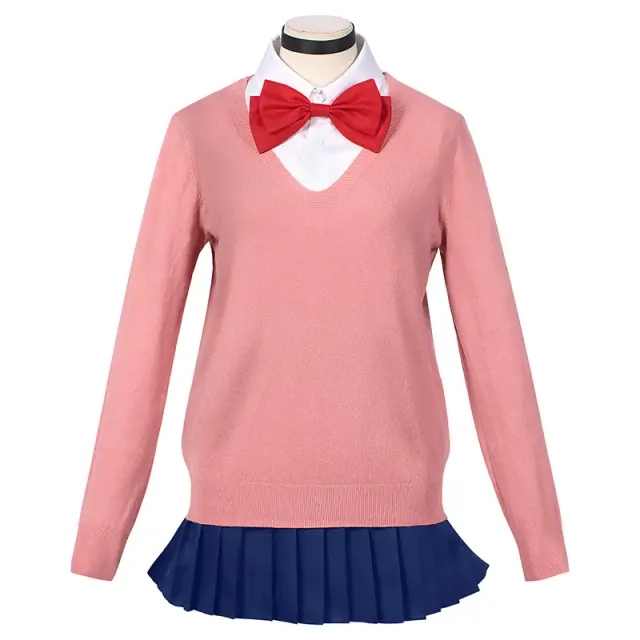Momo Ayase School Uniform Cosplay Outfit & Wig Option detail 2