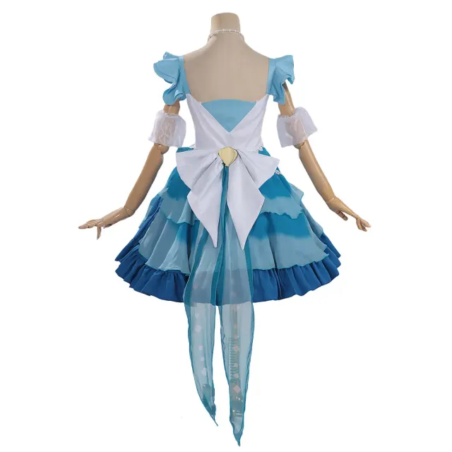 Mute Girl Colorful Summer Anime Cosplay Camisole Costume Set detail 4