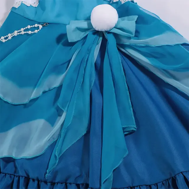 Mute Girl Colorful Summer Anime Cosplay Camisole Costume Set detail 9