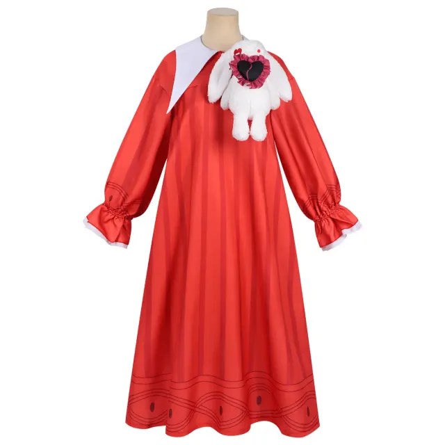 Mute Girl Transfer Student Dorothy Cosplay Dress for Adults and Kids detail 1