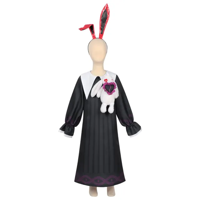 Mute Girl Transfer Student Dorothy Cosplay Dress for Adults and Kids detail 11