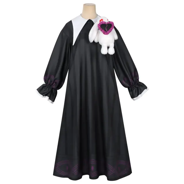 Mute Girl Transfer Student Dorothy Cosplay Dress for Adults and Kids detail 20