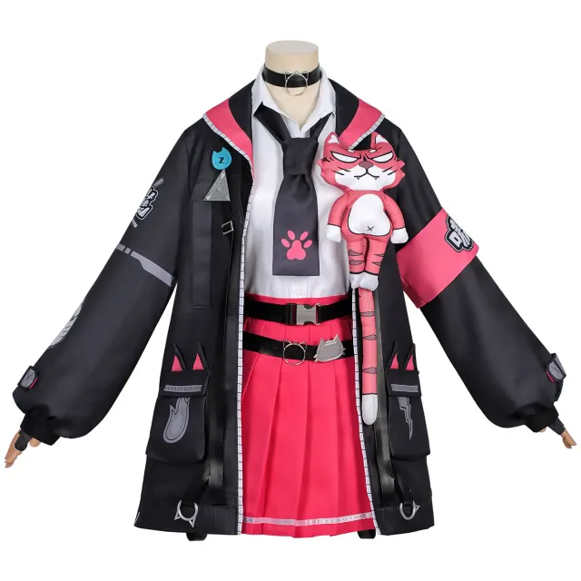 Nana Li Anime Catgirl Cosplay Costume Full Set with Doll Accessories detail 1