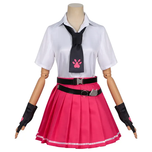 Nana Li Anime Catgirl Cosplay Costume Full Set with Doll Accessories detail 2