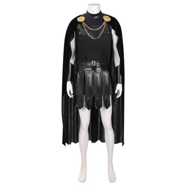 Odyssey Medieval Warrior Cosplay Costume with Cape detail 1