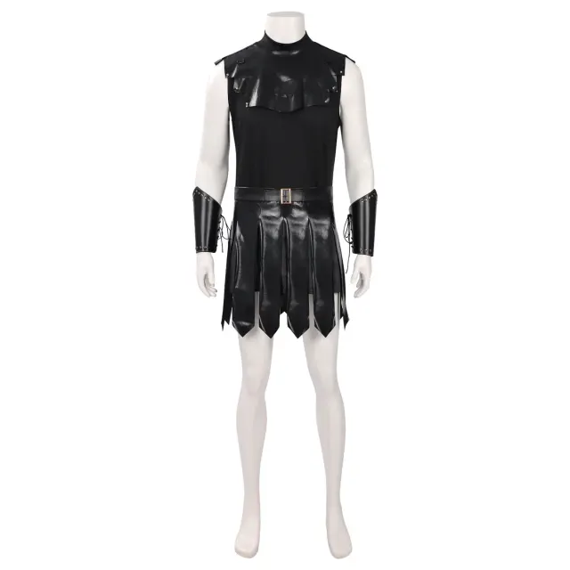 Odyssey Medieval Warrior Cosplay Costume with Cape detail 2