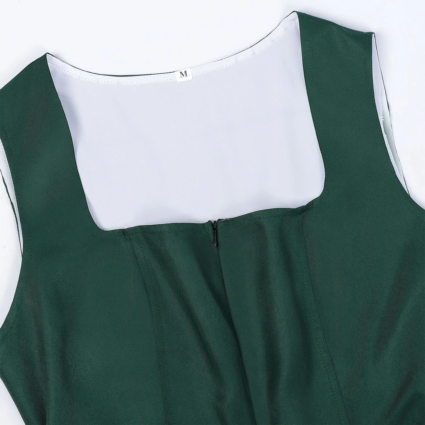 Women's Oktoberfest Maid Dress Lace Apron 3-Piece Cosplay Costume detail 12