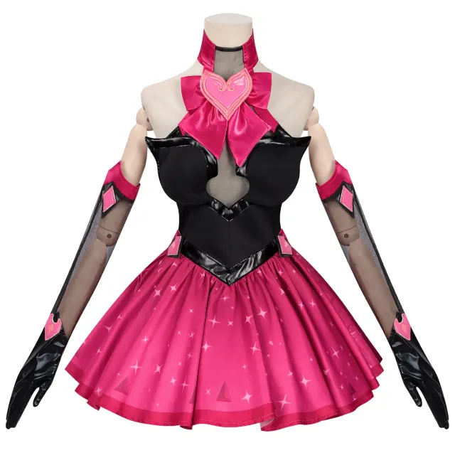 Overwatch D.Va Hana Song Demon Phantom Cosplay Costume Set detail 1