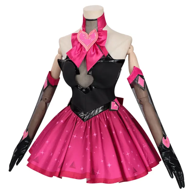 Overwatch D.Va Hana Song Demon Phantom Cosplay Costume Set detail 2