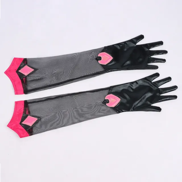 Overwatch D.Va Hana Song Demon Phantom Cosplay Costume Set detail 12