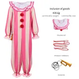 Gestreifter Clown - Rosa/Weiß (Auf Lager)