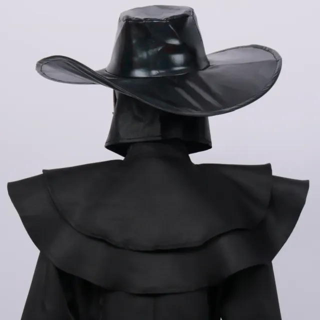 Halloween Plague Doctor Cosplay Costume Steampunk Bird Beak Set detail 14