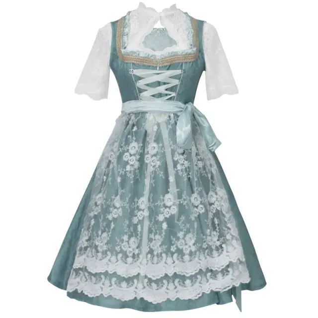 Plus Size Bavarian Oktoberfest Corset Dress for Women detail 21