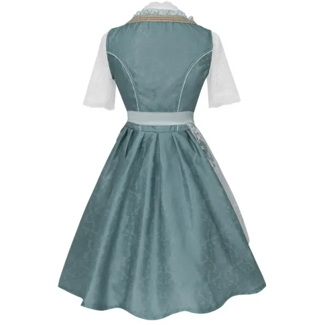 Plus Size Bavarian Oktoberfest Corset Dress for Women detail 22