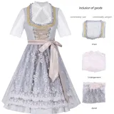 Oktoberfest Dress Style 7 - Gray