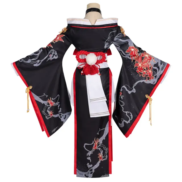 Robe cosplay Xun du jeu anime populaire avec manches extra-longues détail 3