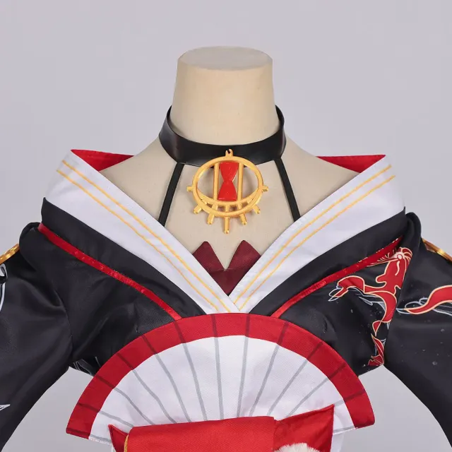 Robe cosplay Xun du jeu anime populaire avec manches extra-longues détail 4