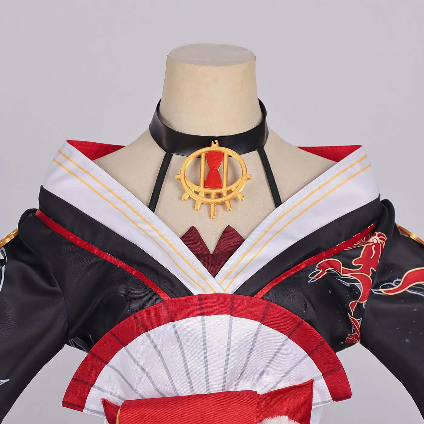 Popular Anime Game Xun Cosplay Dress with Extra-Long Sleeves detail 4