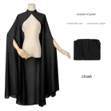 Court Chiffon Cape - Black