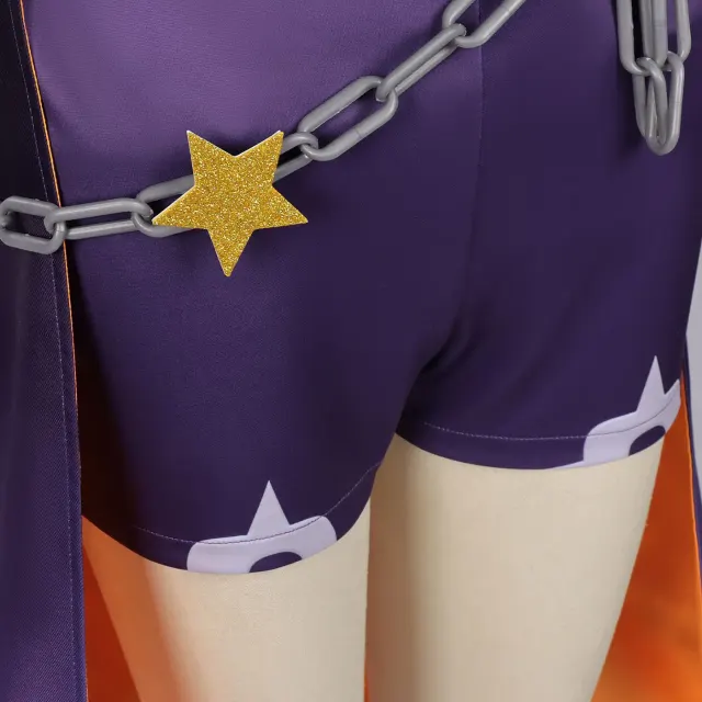 Purple Cat Woman Cosplay Performance Costume for Adults and Kids detail 6