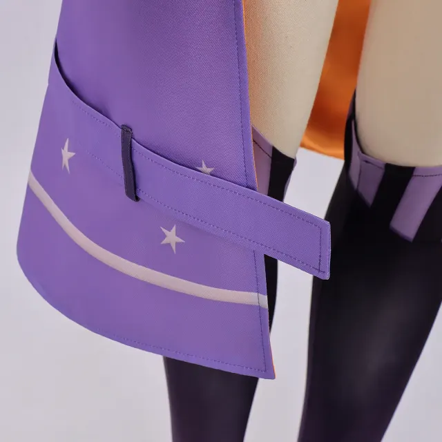 Purple Cat Woman Cosplay Performance Costume for Adults and Kids detail 8