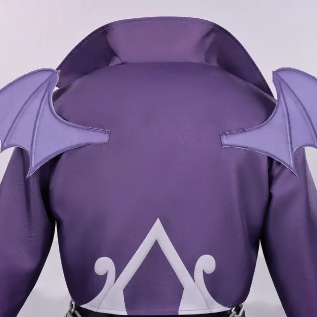 Purple Cat Woman Cosplay Performance Costume for Adults and Kids detail 9