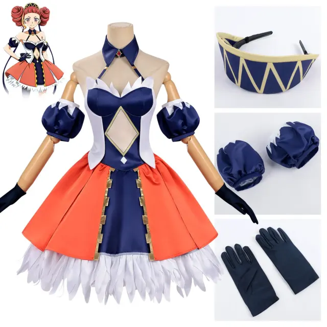 The main image shows the Record of Ragnarok Alvitr anime cosplay costume set.