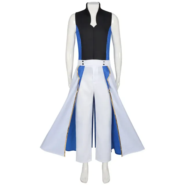 Men's Record of Ragnarok Hades Cosplay Costume Jacket Pants Set detail 3