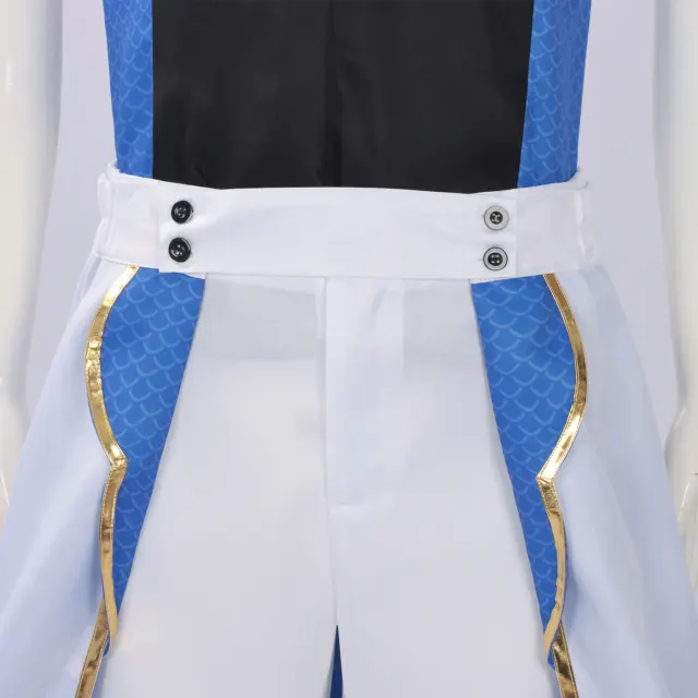 Men's Record of Ragnarok Hades Cosplay Costume Jacket Pants Set detail 6