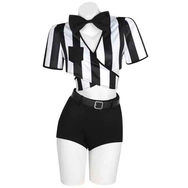 Referee Cosplay Costume Halloween Football Field Stage Outfit detail 2