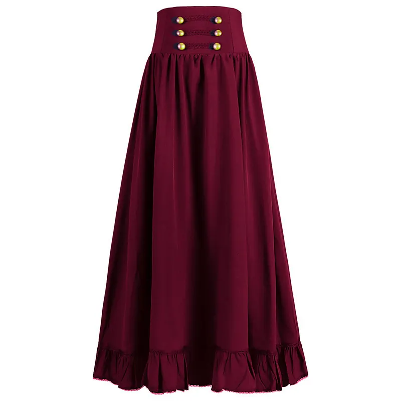 Renaissance Drawstring Pirate Skirt for Halloween Cosplay detail 3