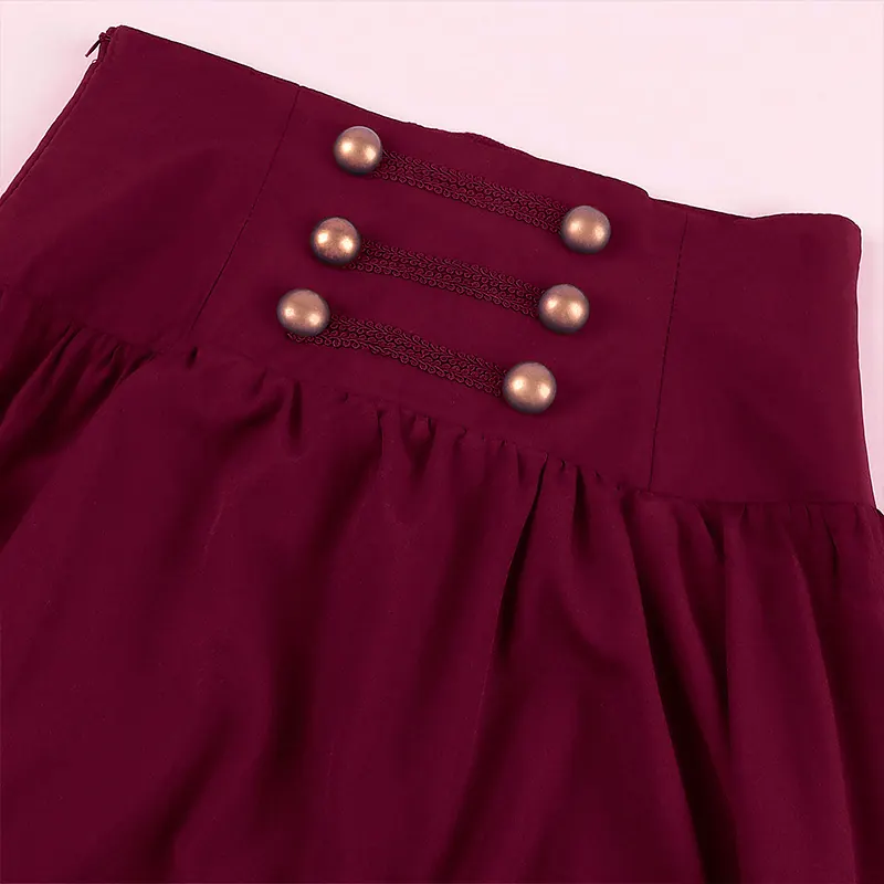 Renaissance Drawstring Pirate Skirt for Halloween Cosplay detail 5