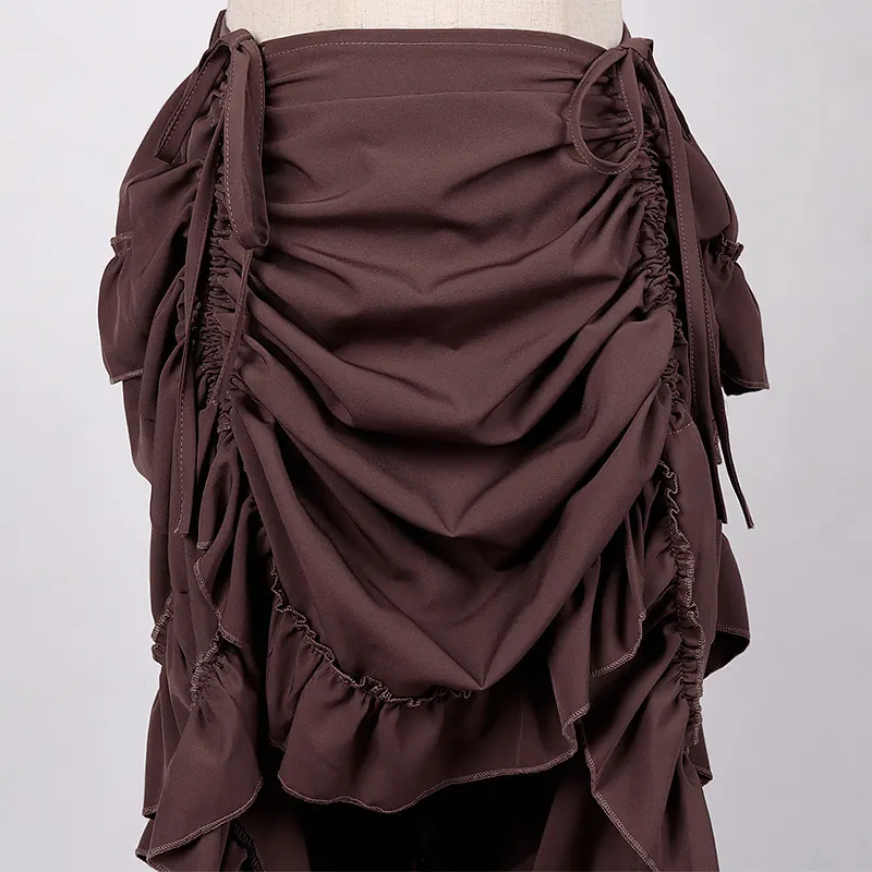 Renaissance Drawstring Pirate Skirt for Halloween Cosplay detail 18