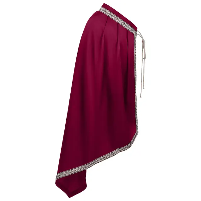 Renaissance Half-Shoulder Cape for LARP Cosplay and Halloween detail 10