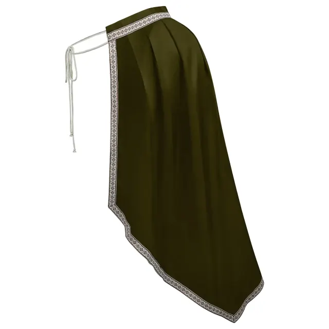 Renaissance Half-Shoulder Cape for LARP Cosplay and Halloween detail 14