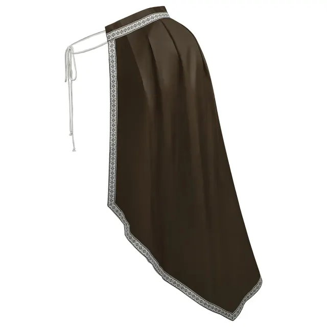 Renaissance Half-Shoulder Cape for LARP Cosplay and Halloween detail 18