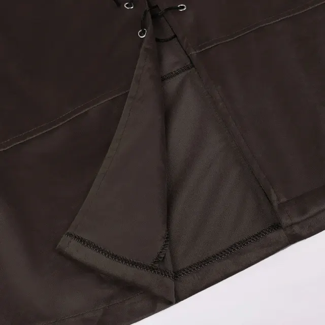 Renaissance Pirate Suede Vest for Halloween Viking Cosplay detail 14
