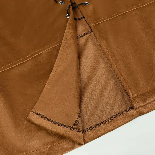 Renaissance Pirate Suede Vest for Halloween Viking Cosplay detail 24