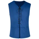 Suede Vest - Blue