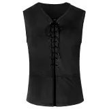 Suede Vest - Black
