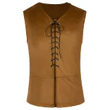 Suede Vest - Coffee
