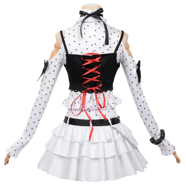 Requiem Black and White Nursery Rhyme Cosplay Costume detail 3