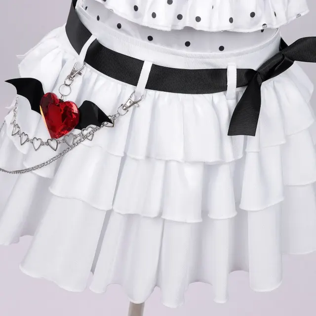 Requiem Black and White Nursery Rhyme Cosplay Costume detail 7