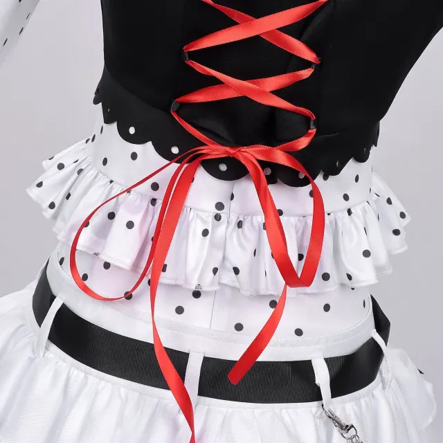 Requiem Black and White Nursery Rhyme Cosplay Costume detail 9