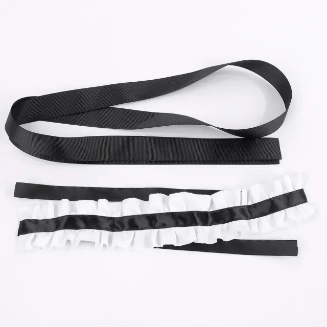 Requiem Black and White Nursery Rhyme Cosplay Costume detail 14