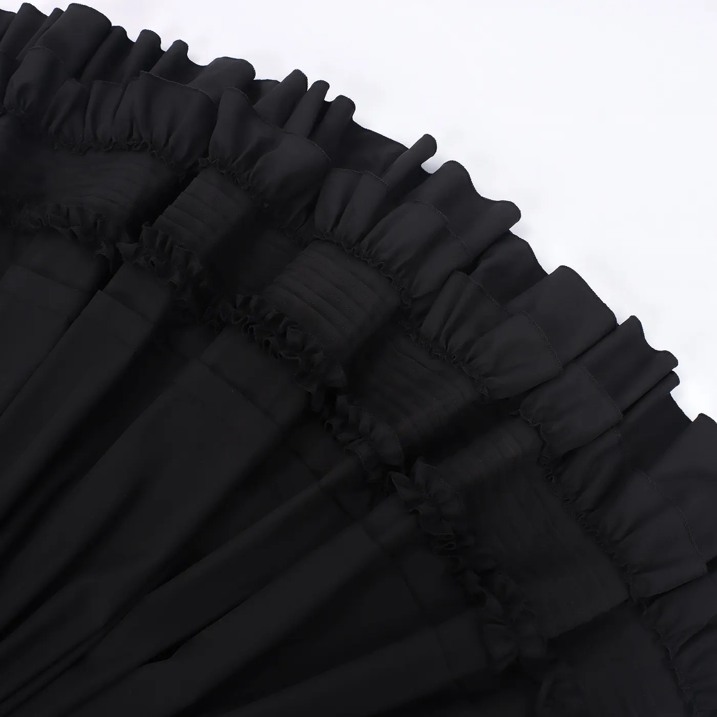 Retro Lace Ruffled Mini Skirt for Cosplay and Halloween detail 4