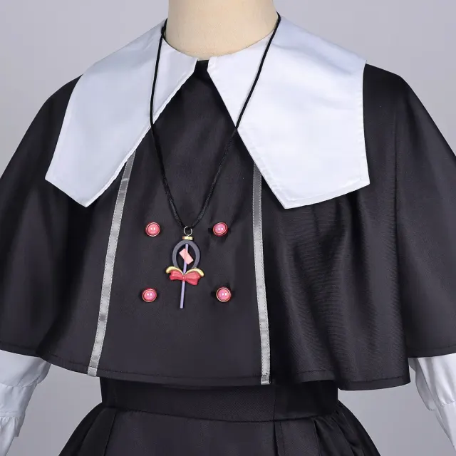 Senya Akechi Detective Anime Cosplay Dress Full Set detail 4